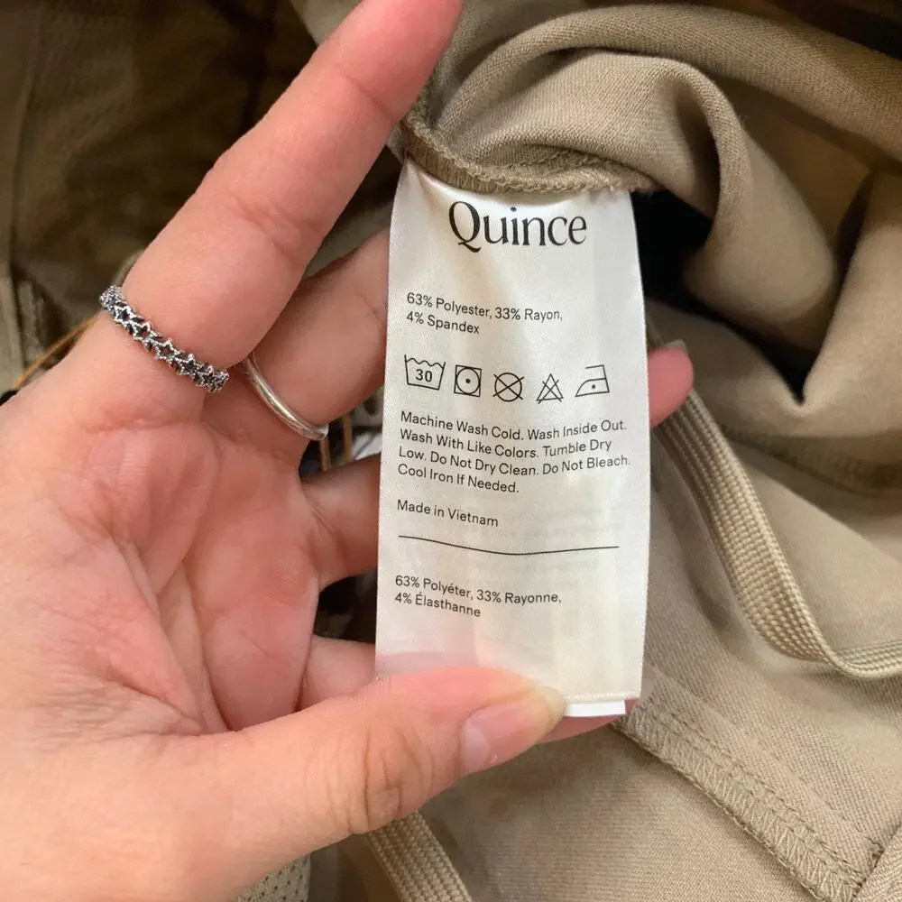 Quince Pants Mens 36 Sand Dune Ultra Stretch 24/7 Smart Chino Drawstring Pocket